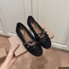 Giày Bệt Lưới MIJILI Summer Mesh Ballet Flats Fullbox Màu Trắng Đen 22 Giày Nữ MIJILI Lưới Thoáng Khí Màu Đen Tôn Dáng Fullbox