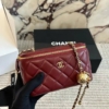Túi Cốp Gương Chanel Vanity Case Black Lambskin Size 18 Fullbox 17 Túi Cốp Gương Chanel Vanity Case Black Lambskin Size 18 Fullbox