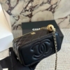 Túi Cốp Gương Chanel Vanity Case Black Lambskin Size 18 Fullbox 25 Túi Cốp Gương Size 18 Black Lambskin Luxury Fullbox
