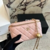 Túi Cốp Gương Chanel Vanity Case Black Lambskin Size 18 Fullbox 22 Túi Cốp Gương Size 18 Màu Hồng Da Cừu Fullbox VIP