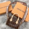 Túi Louis Vuitton LV Trống Size 20 Quai Đeo Bản To Kèm Ví Móc Khóa Fullbox 14 tui deo cheo lv speedy 20 quai ban to fullbox box nam cham