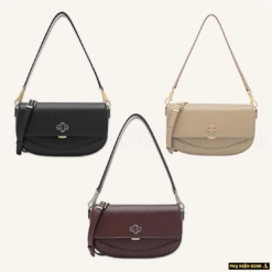 Túi Đeo Vai Pedro Icon Leather White Black Pink Shoulder Bag Fullbox