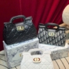Túi Dior Jolie Cannage Lambskin Top Handle Mini Bag