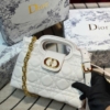 Túi Dior Jolie Cannage Lambskin Top Handle Mini Bag 27 Túi Dior Jolie Mini Top Handle Màu Kem Quai Xách Fullbox