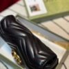 Túi Gucci Marmont Super Mini Quilted Leather Shoulder Bag Màu Đen 14 Túi Gucci Marmont Super Mini Da Chần Trám Đen Fullbox