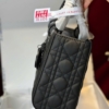 Túi Lady Dior Small Ultramatte Cannage Calfskin Fullbox 40 Túi Lady Dior Small Black Ultramatte Calfskin Leather Fullbox