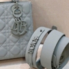 Túi Lady Dior Small Ultramatte Cannage Calfskin Fullbox 35 Túi Lady Dior Small Grey Ultramatte Phụ Kiện Cùng Màu Fullbox