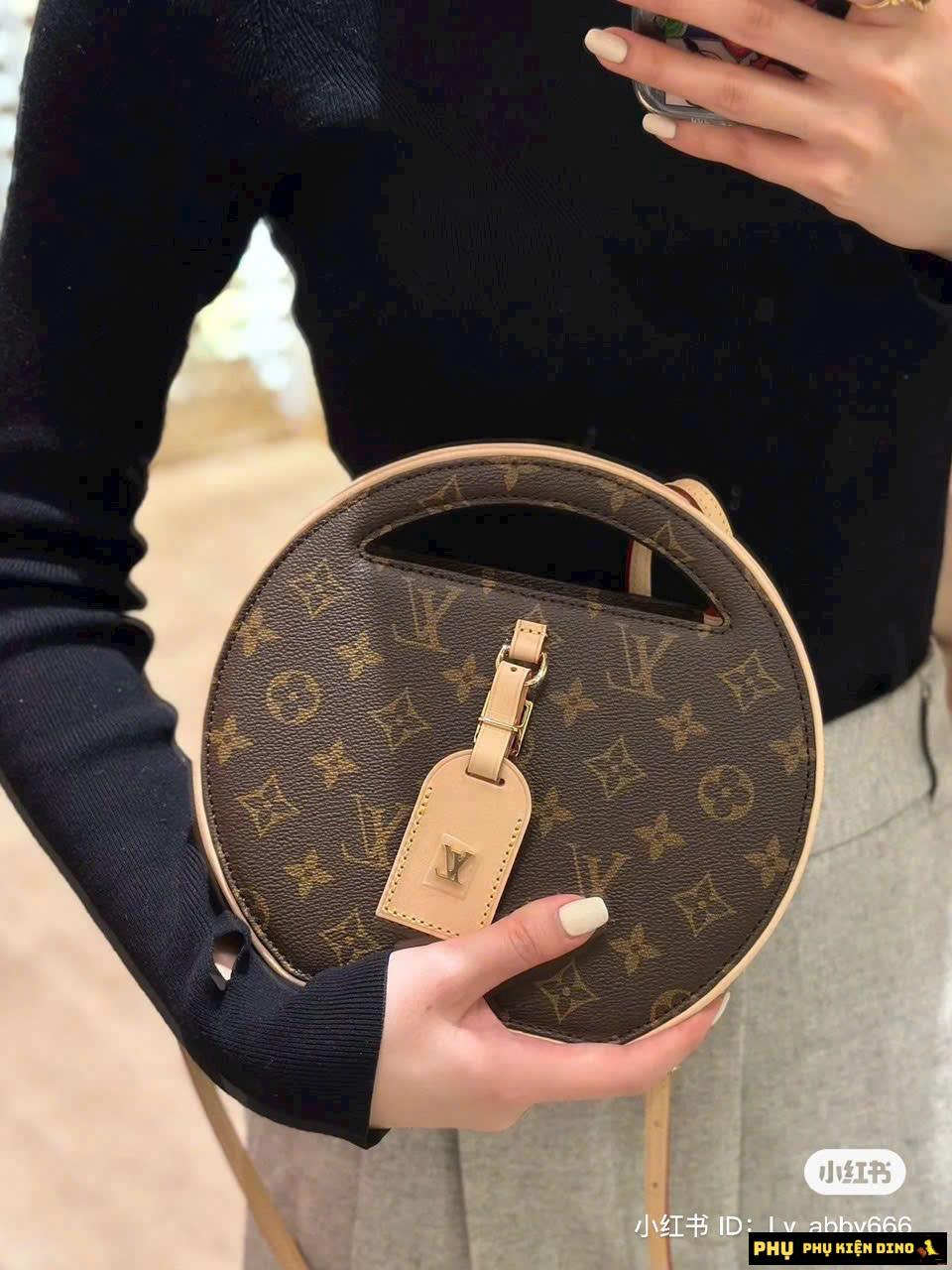 Túi Louis Vuitton LV Around Me PM Monogram Màu Nâu M47117 Fullbox 2 Túi Louis Vuitton Around Me PM Màu Nâu Hoạ Tiết Monogram Fullbox