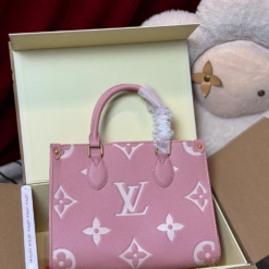 Túi Louis Vuitton OnTheGo PM Size 25 Màu Hồng Fullbox