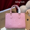 Túi Louis Vuitton LV OnTheGo PM Size 25 Màu Hồng Fullbox 16 Túi Louis Vuitton OnTheGo PM Size 25 Pink Quilted Fullbox