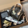 Túi Louis Vuitton LV Trống Size 20 Quai Đeo Bản To Kèm Ví Móc Khóa Fullbox 21 Túi Louis Vuitton Speedy Bandouliere 20 Monogram Gift Set Fullbox