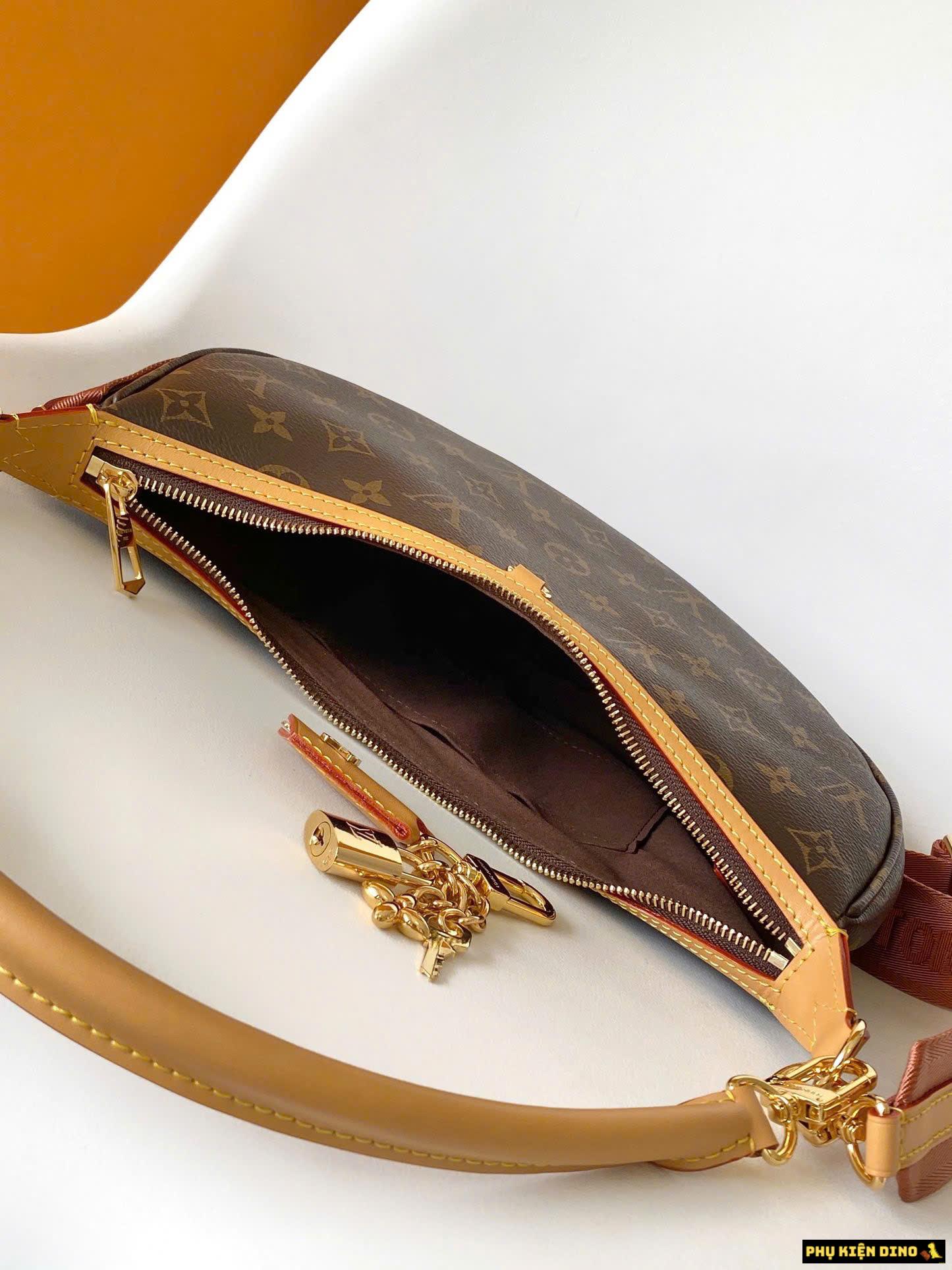 Túi LV Looping Monogram Nâu Dáng Thuyền Túi LV Looping Monogram Nâu Dáng Thuyền