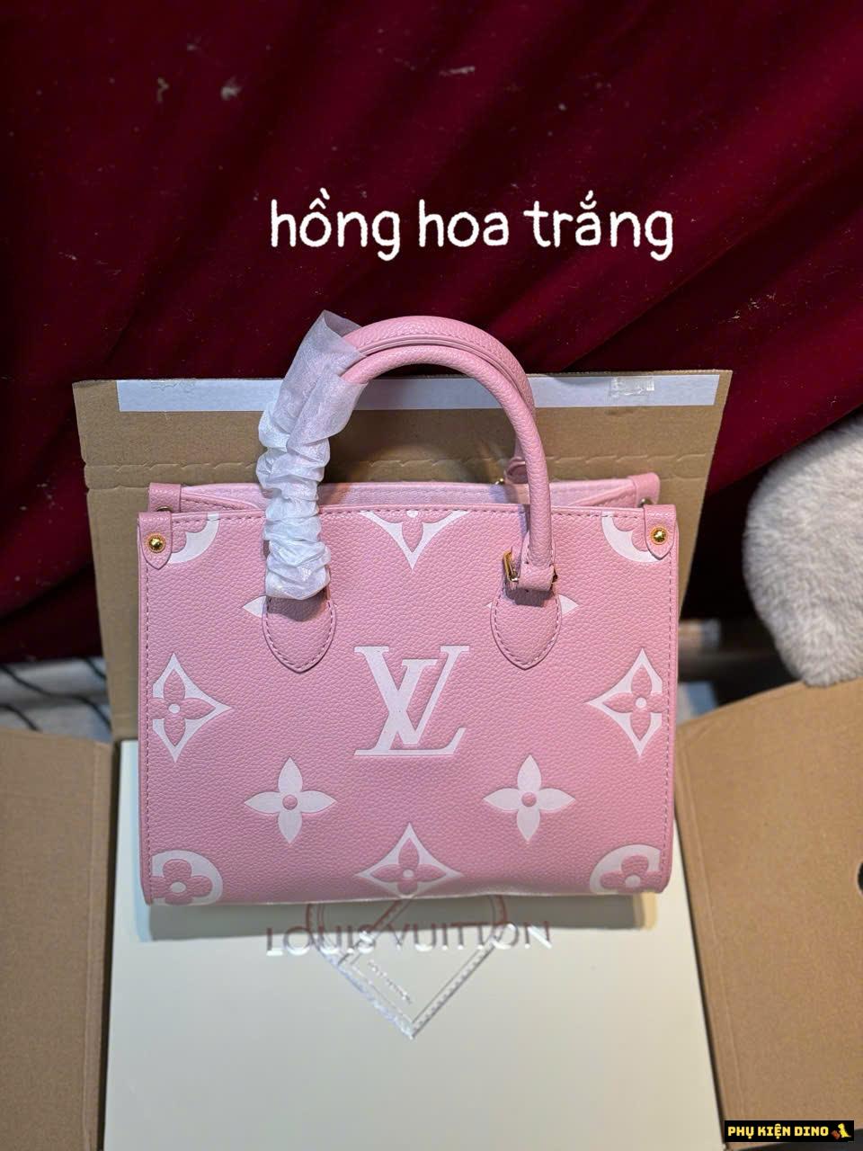 Túi LV OnTheGo PM Pink White Edition Size 25 Luxury Fullbox Túi LV OnTheGo PM Pink White Edition Size 25 Luxury Fullbox