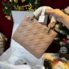 Túi Lady Dior Small Ultramatte Cannage Calfskin Fullbox 27 Túi Xách Lady Dior Nude Ultramatte Chuẩn Đẹp Fullbox