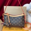 Túi Louis Vuitton LV Pouch Kẹp Nách Monogram Kèm Móc Cún Fullbox 14 Túi Xách LV Baguette Monogram Kèm Móc Cún Bản Mới Fullbox