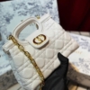 Túi Dior Jolie Cannage Lambskin Top Handle Mini Bag 19 Túi Xách Nữ Dior Jolie Mini Màu Kem Sang Chảnh Fullbox