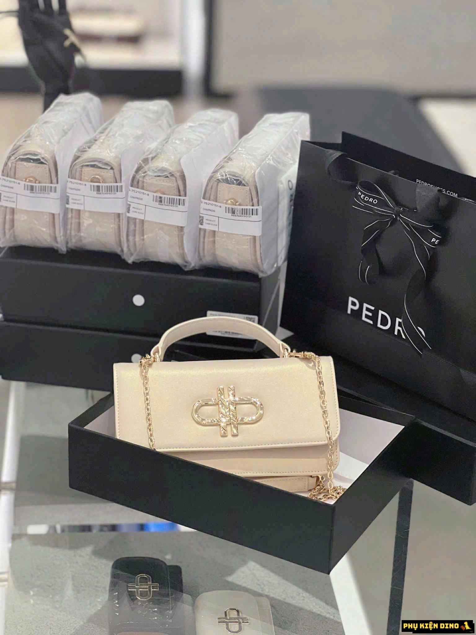 Túi Xách Pedro Studio Leather Travel Organizer Kèm Dây Xích Fullbox Túi Xách Pedro Studio Leather Travel Organizer Kèm Dây Xích Fullbox