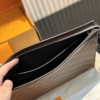 Túi Clutch Louis Vuitton LV Pochette Voyage Damier Graphite Size 25 Fullbox 13 Ví Cầm Tay Nam Nữ LV Pochette Voyage Damier Graphite Fullbox Size 25