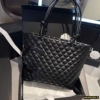 Túi Chanel Quilted Lambskin Large Ligne Cambon Tote 24 Túi Chanel Cambon Ligne Large Tote Black
