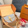 Túi Đeo Chéo Nữ Louis Vuitton LV Diane Gray Denim Fullbox 19 Túi Đeo Chéo Louis Vuitton Diane Gray Denim Fullbox