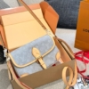 Túi Đeo Chéo Nữ Louis Vuitton LV Diane Gray Denim Fullbox 11 Túi Đeo Chéo Nữ Louis Vuitton LV Diane Gray Denim