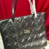 Túi Xách Công Sở Dior Kèm Ví Dây Đeo 2 Màu Đen Họa Tiết 15 Túi Dior Toujours Shopping Bag Super Da Dê