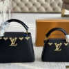 Túi Louis Vuitton LV Capucines Mini Size 20 Fullbox M24729 17 Túi Louis Vuitton Capucines Mini Màu Đen