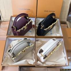 Túi Louis Vuitton Capucines Mini Phối Đá