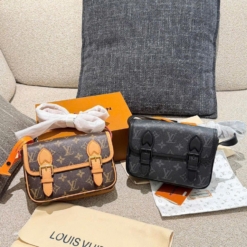 Phụ Kiện Dino - Túi Xách Luxury 17 Túi Louis Vuitton LV Satchel Black Brown Fullbox M26805
