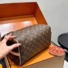 Túi Louis Vuitton LV Speedy 30 Brown Fullbox M41108 19 Túi Louis Vuitton Speedy 30 Chất Liệu Canvas Cao Cấp