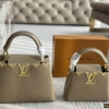 Túi Louis Vuitton LV Capucines Mini Size 20 Fullbox M24729 22 Túi LV Capucines Mini Màu Kem
