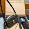 Túi Louis Vuitton LV Pochette Metis Monogram Reverse Canvas Size 21 14 Túi LV Metis Reverse Size 21 Kèm Móc Khóa Ngựa Vàng Độc Đáo