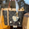 Túi Louis Vuitton Neverfull Monogram Fullbox Tặng Charm Kitty 11 Túi LV Neverfull Monogram Canvas Fullbox Nam Châm Vip