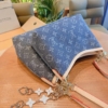 Túi Louis Vuitton CarryAll Denim Monogram 2 Box Vip 21cm 25cm 13 Túi Xách Louis Vuitton CarryAll Denim Monogram